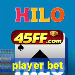 player bet